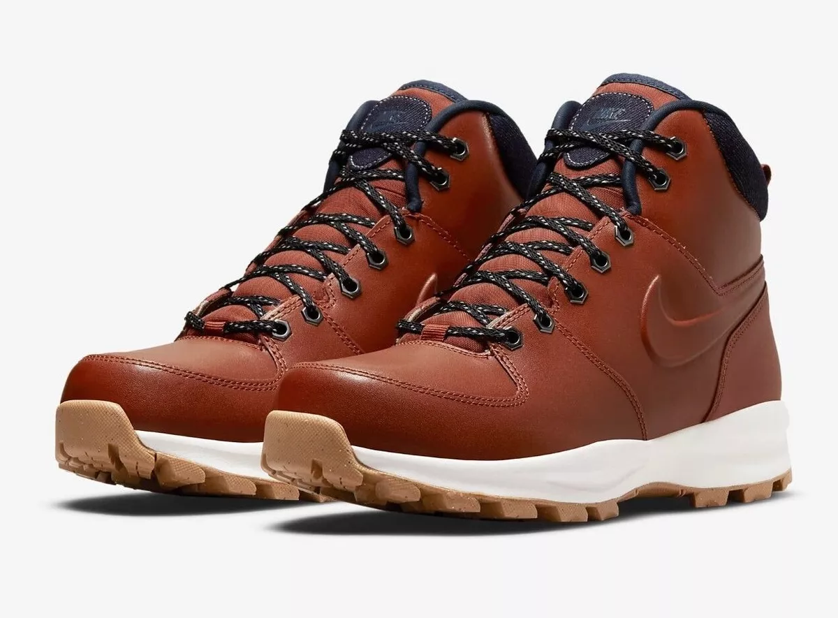 Resistant Leather Nike Boot eBay Winter Tan | SE Manoa Boots Brown DC8892 Water Men\'s