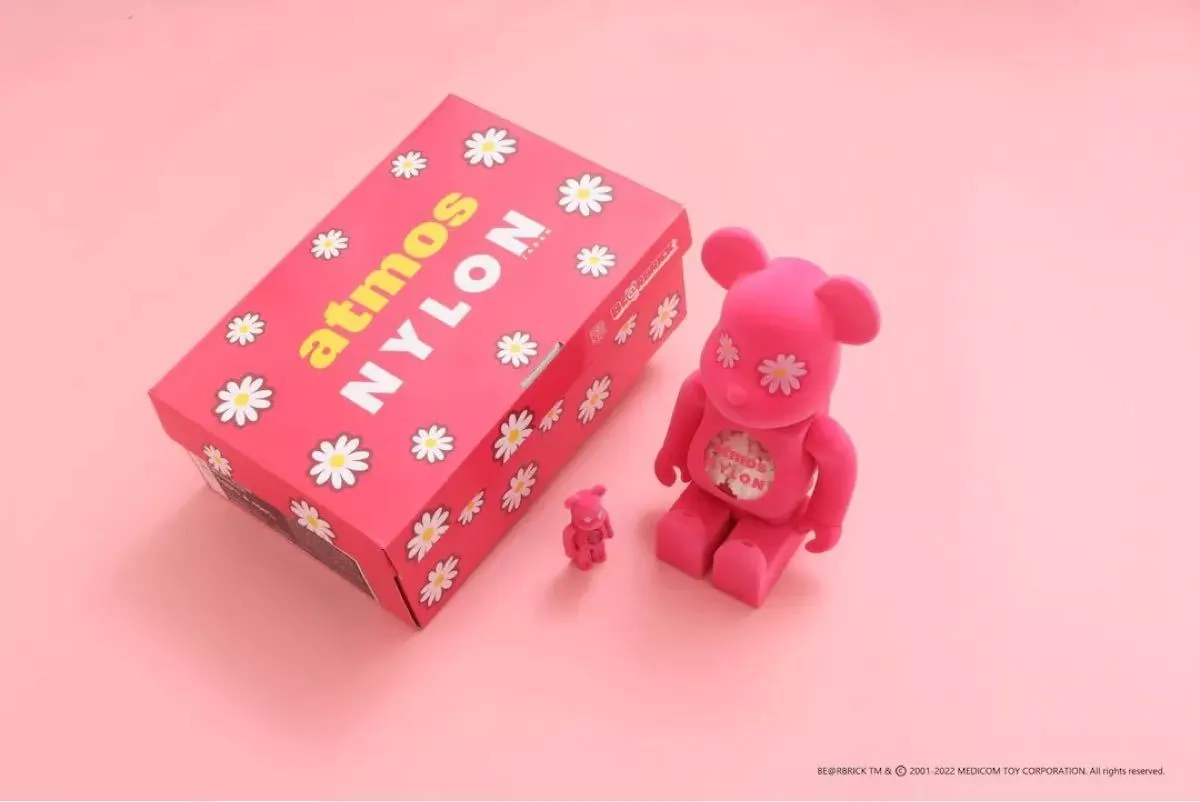 BE RBRICK atmos NYLON JAPAN 100 400