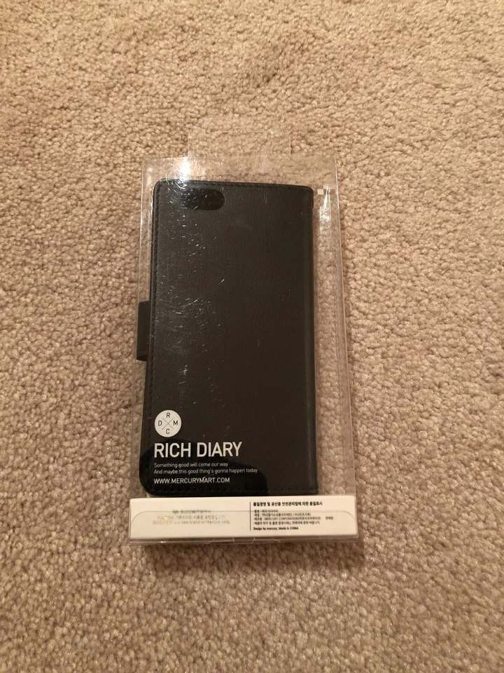 iPhone 6 GOOSPERY богатый дневник кожаный бумажник чехол черный новый - Изображение 2 из 2