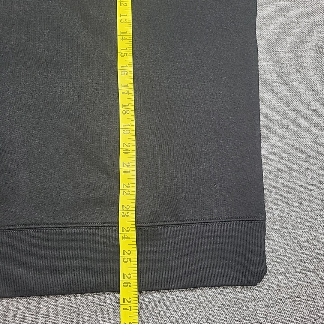 Felpa donna Fila con cappuccio taglia X Large nera maniche lunghe pullover trendy tutti i giorni