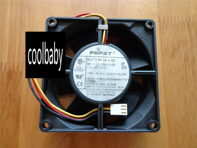 PAPST MULTIFAN 3314GS fan 24V 100mA 3Pin 92*92*32mm 2.4W