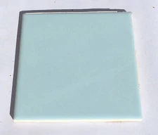 4x4 Vintage Tile in Dresden Blue -1 Sq Ft- Salvaged- 'Wenczel'