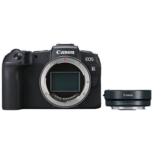 Appareil photo numérique sans miroir Canon EOS RP 26,2 MÉGAPIXELS + adaptateur de monture Canon EF-EOS R - Photo 1 sur 7