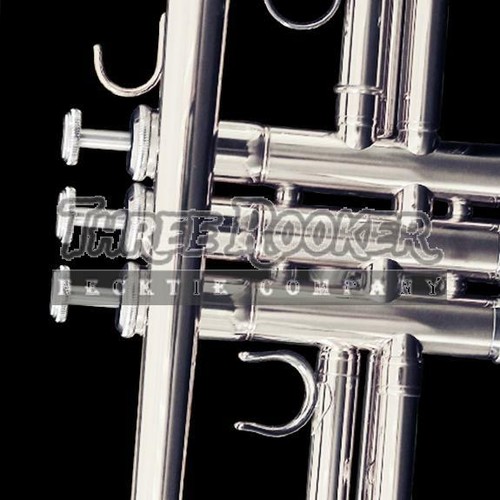 Silver Trumpet Tie Black Men's Music Jazz Neck Ties Necktie Brand New - Picture 2 of 3