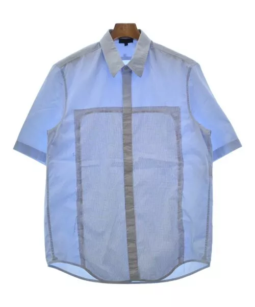 OMAR AFRIDI Casual Shirt Light blue(Check Pattern) 48(Approx. L)  2200366452125