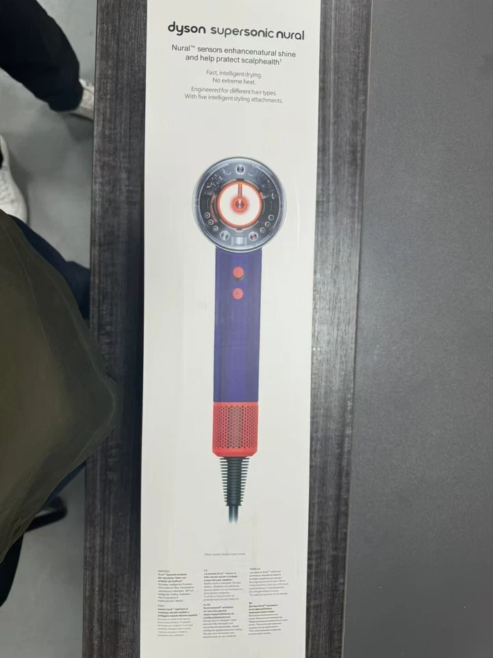 Brand Neu Supersonic Nural Haartrockner |Keramik Vinca Blau /Topas 220V EU