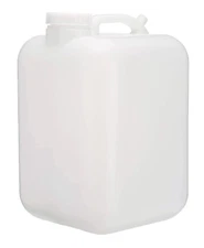 Emergency 5 Gallon Water Storage White Container Carrier Jug Camping Tornado NEW