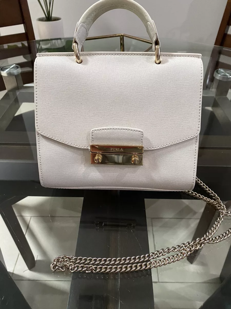 Furla julia best sale white