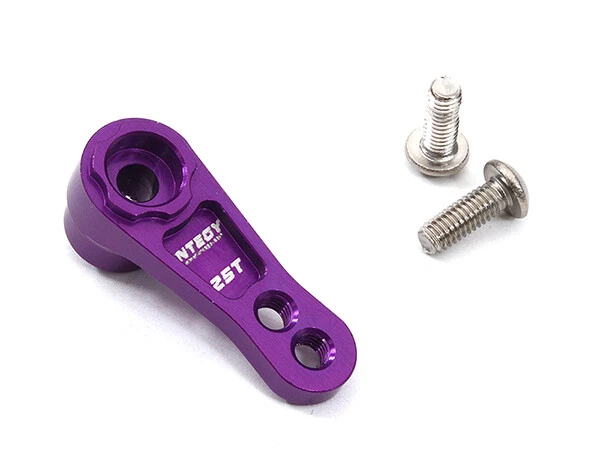 INTEGY Purple Billet Machined Alloy Servo Horn 25T for Futaba Servos (r = 15mm, 19mm)