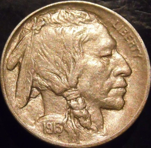 1913-P Buffalo Nickel Variety 1 Choice/Gem BU Uncirculated Full Horn