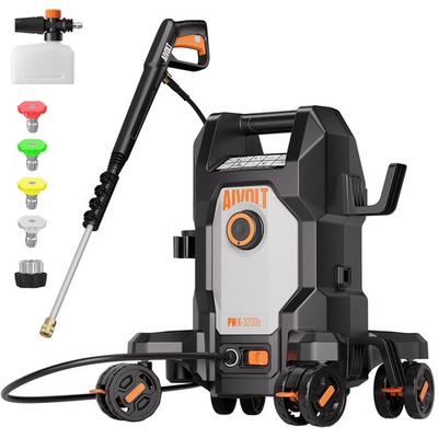 #ad 4800PSI Electric Pressure Washer Portable Power Washer with Anti Tipping 4 W... $174.72