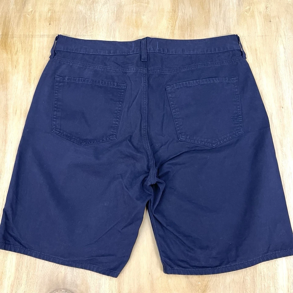 Pantalones Cortos Big Star Decker 5 Bolsillos Para Hombre 35x9 Algodón Azul Marino Chino Golf Calce Relajado Foto 3 de 4