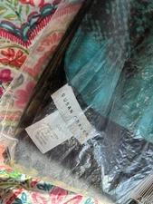 New In Package Susan Graver Polyester One Size, Scarf, In Teal New