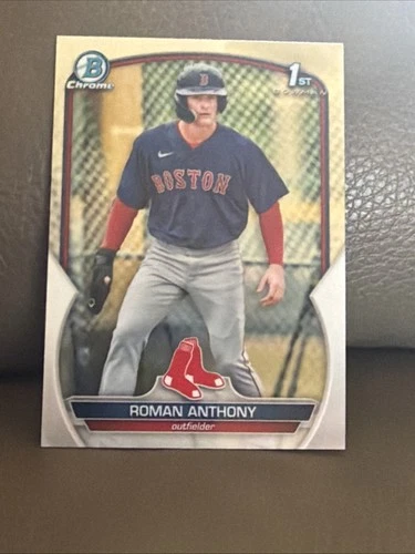 Roman Anthony 2023 1st Bowman Chrome  Rookie Card RC #BCP-71 Red Sox
