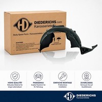 Verkleidung Radhaus Vorne Links Diederichs 7832009 FÜR Skoda