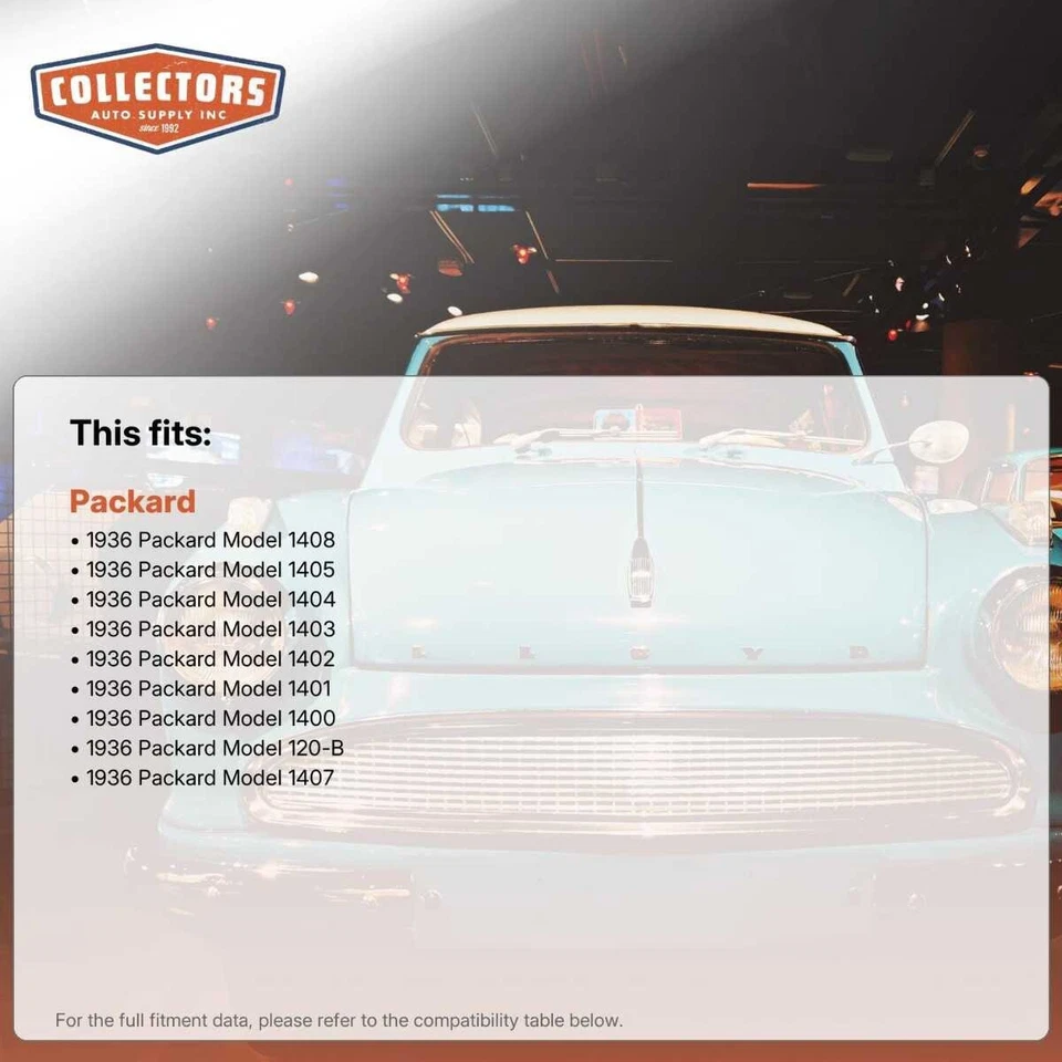 Juego de paneles de patada para juego de paneles de capucha Packard 1936 Foto 2 de 4