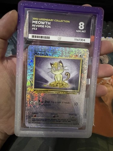 Miodds meowth Reverse Holo Legendary Ace 8