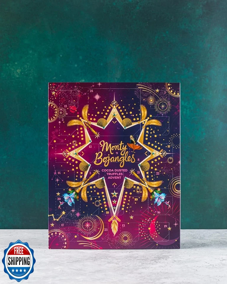 Monty Bojangles Enchanting Winter Nights Advent Calendar Chocolate Truffles ( - Image 3 of 4