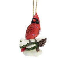Enesco Jim Shore Heartwood Creek Caring Cardinals Winter Blessing Ornament