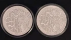 (2) 2023 Malta Golden Eagle 5 Euro Coins .9999 Silver Lot of 2