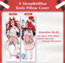 Hololive Hakos Baelz Dakimakura Body Pillow Cover 2024 Birthday - New Sealed