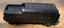 Lionel Line Train Coal Tender Car O Gauge vintage Plastic Body knuckle coupler