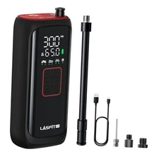 [2025 Upgraded] LASFIT BM1 Bike Pump [20s Fast Inflation] 150PSI Electric 