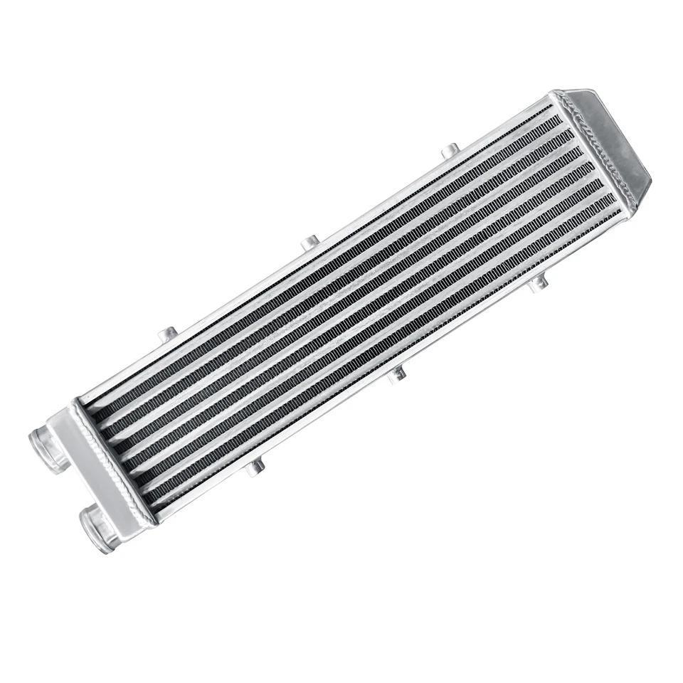 Same Side Intercooler Universal Aluminum Intercooler Overall:26"x7"x3.3" I/O 2" - Image 3 of 4