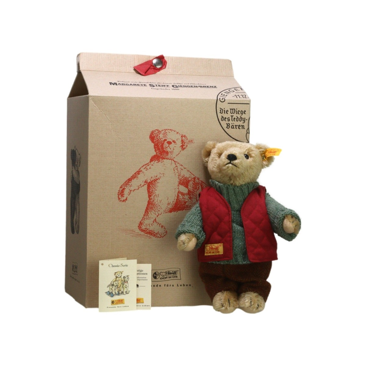 Collectible Traditional STEIFF Teddy Bear CLASSIC Mohair 028625