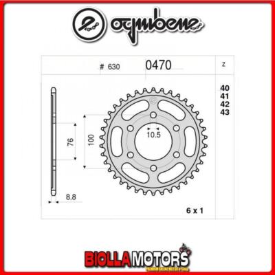 360470042 ANTRIEBSKRONE 42 SCHRITT 630 SUZUKI GSX 1100 ES 1982- 1100CC