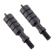 2 Pieces .40 Caliber Nylon Spear Pointed Jag Outers Jag Cleaning Tip Accessories
