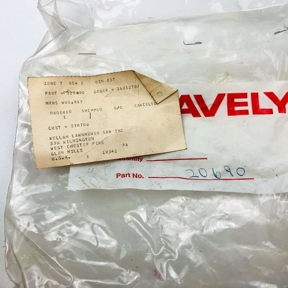 Arnés de cableado Gravely 020690 motor cortacésped reemplazado por 20305300 812 original OEM Foto 2 de 4