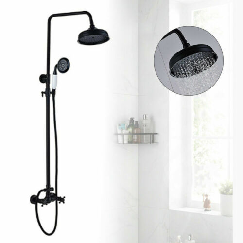 Dusch Armatur Duschset Regendusche Duschsystem Antik Retro Nostalgie Schwarz DHL - Bild 2 von 12