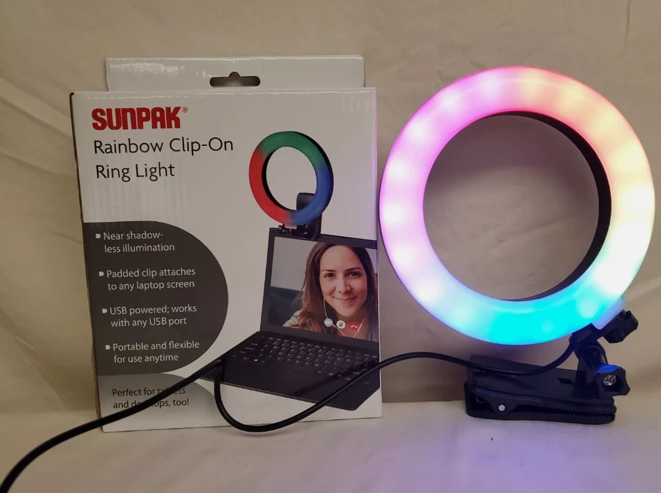 Sunpak - Rainbow Ring Light with Adjustable Clip Mount - Image 4 of 4