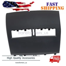 Fit For Nissan Versa 07-12 Black Front Upper Top Center Dash Air Vent Trim Bezel