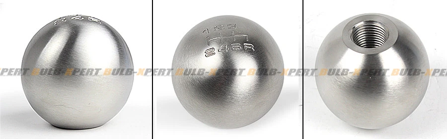 M10 X 1.5 ACERO INOXIDABLE PESADO REDONDO 6 VELOCIDADES PERILLA DE CAMBIO BOLA PARA HONDA Foto 2 de 2