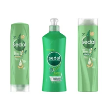 Sedal  Rizos Definidos - Shampoo 340ML + Acondicionador 340ML + Crema 300ML