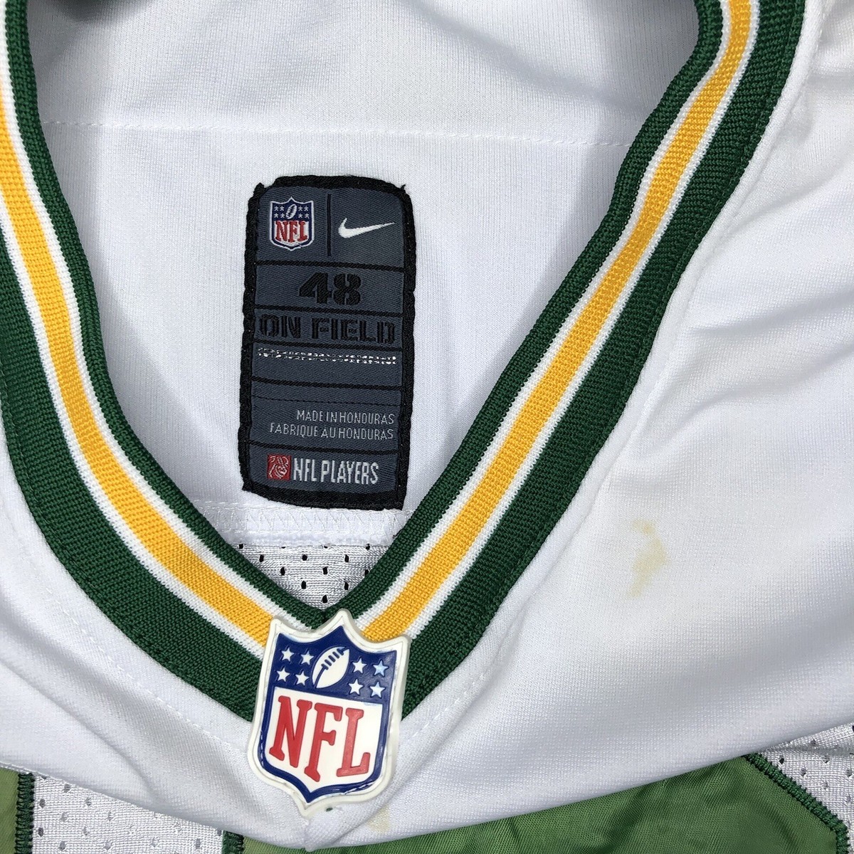 Limited Jersey Nike Aaron Rodgers 100th Season Jersey Green Bay