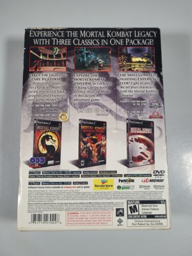 Mortal Kombat Kollection (Sony PlayStation 2, 2008) PS2 Complete Bundle Set - Picture 2 of 11