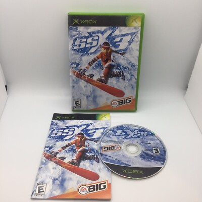 SSX 3 (Original Microsoft Xbox, 2003) With Manual 
