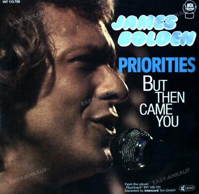 James Bolden - Priorities 7in 1980 (VG/VG) .