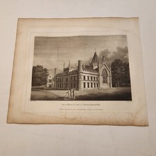 Lee Kent Seat Of Thomas Barrett England c. 1789 Engraving (333)