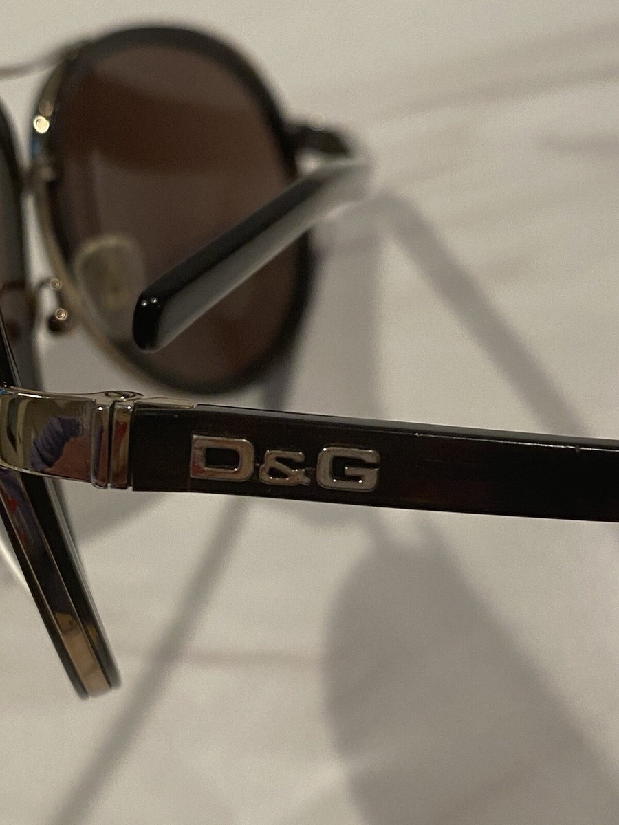 Authentic D&G Dolce & Gabbana Tortoise Brown Aviator Pilot  display picture 3
