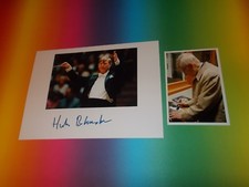 Herbert Blomstedt Conductor signed autograph Autogramm 8x11 inch photo in person Herbert Blomstedt Conductor signed autograph Autogramm 8x11 inch photo in person