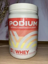 Podium Nutrition Whey Protein Vanilla Ice Cream 15 Servings 16.72oz EXP: 01/26