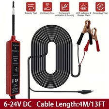 6V-24V LED Test Light Digital Automotive Car Power Short Circuit Probe Tester