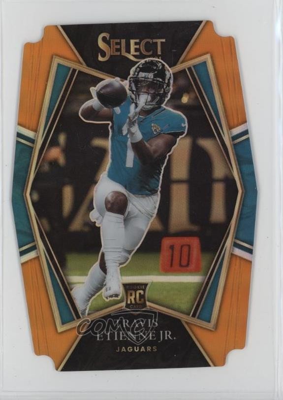 2021 Panini Select Club Level Orange Prizm Die-Cut /249 Trey Sermon Rookie RC