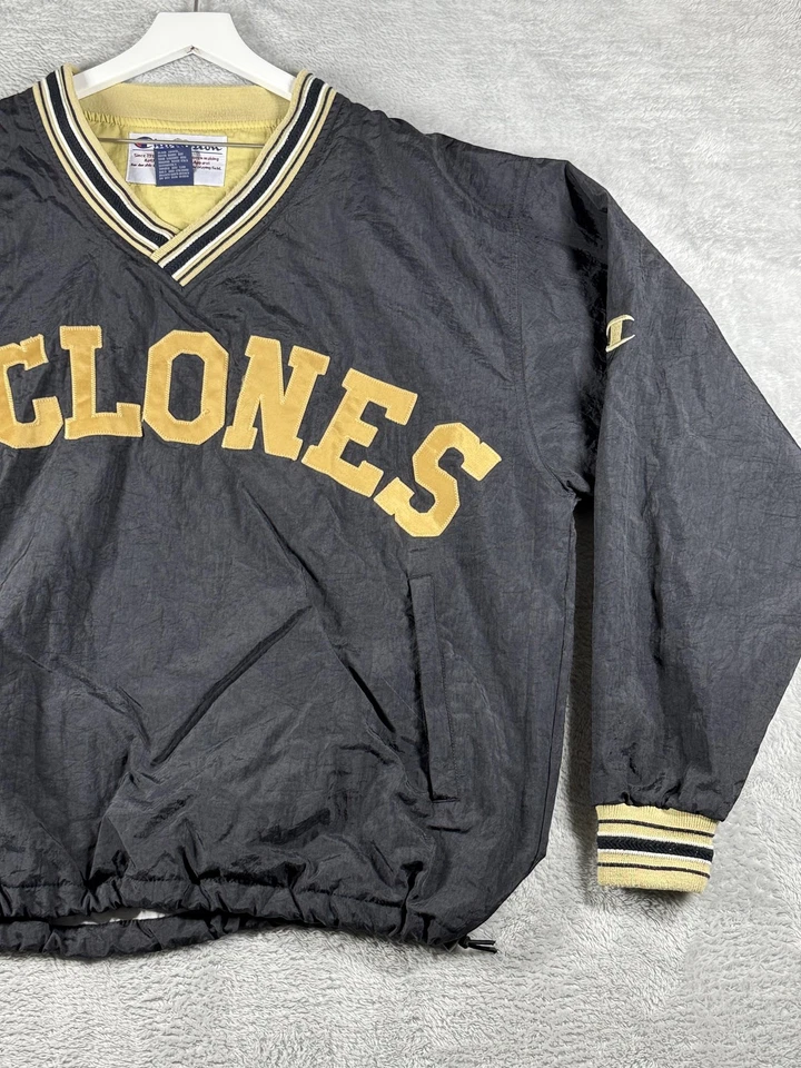 Vintage Iowa State Cyclones Jacket Mens Large NCAA College Pullover Windbreaker - Image 3 of 4