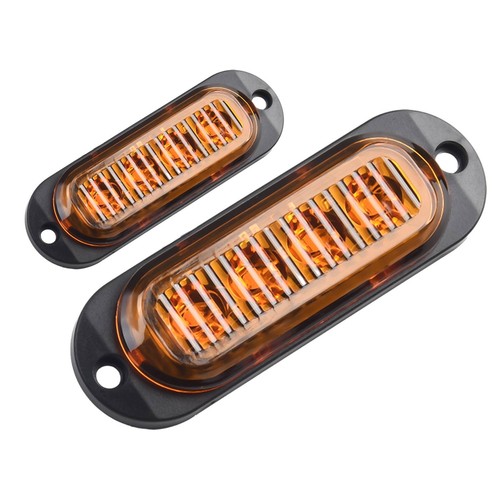 2X YE LED Side Marker Clearance Light Lamp Indicator Truck Trailer 24V 12V New - Picture 16 of 24