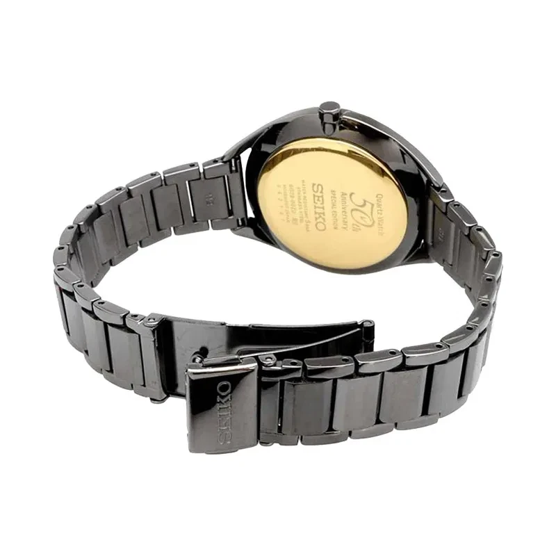 Reloj para mujer Seiko SRKZ49P1 cuarzo esfera negra acero inoxidable